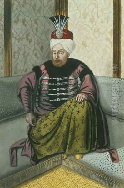 Mahomet (Mehmed) IV (1642-93) Sultan 1648-87, from A Series of Portraits of the Emperors of Turkey, 1808 - view 1
