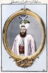 Selim III (1761-1808) Sultan 1789-1807, from A Series of Portraits of the Emperors of Turkey, 1808