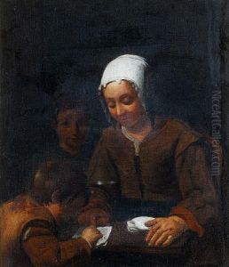 A Mother Instructing Her Children by Michiel Sweerts