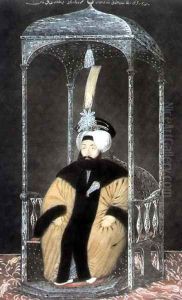 Mahmud II (1785-1839) Sultan 1808-39, from A Series of Portraits of the Emperors of Turkey, 1815 by John Young