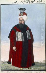 Ahmed II (1642-95) Sultan 1691-95, from A Series of Portraits of the Emperors of Turkey, 1808