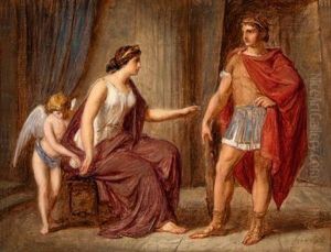 Theseus Und Ariadne by Bertalan Szekely