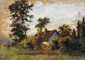 Farm In Szada by Bertalan Szekely