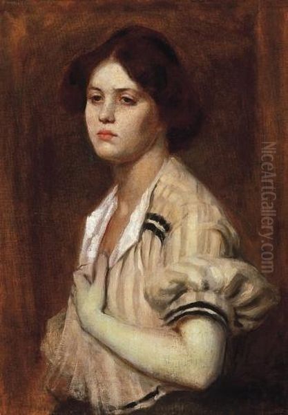 Girl In A Blouse - view 1