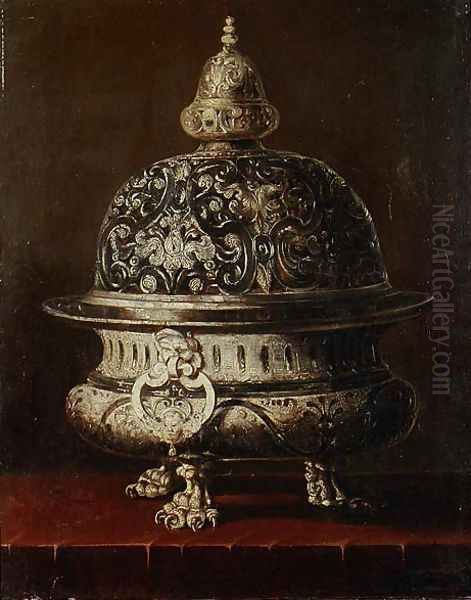 A Silver Brazier - view 1