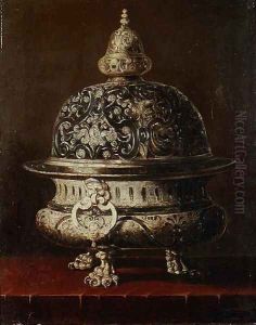 A Silver Brazier by Baudouin or Baudrain Yvart