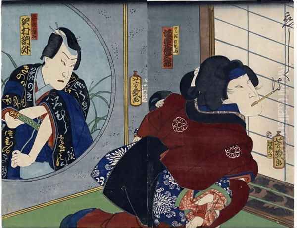 A Scene from the Play 'Kuzunoha', 1865 - view 1