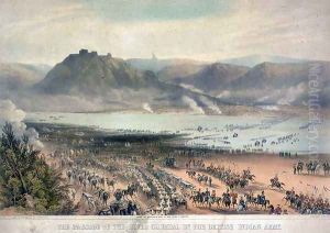 The Passage of the River Chambal by the British Indian Army, 1850