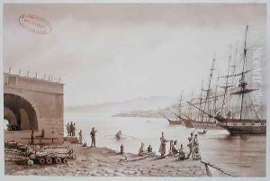 View of Fort Bab Azoun from the Port, Algiers, c.1830-31