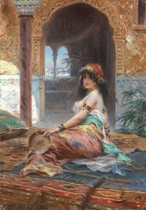 Odalisque Au Tambourin