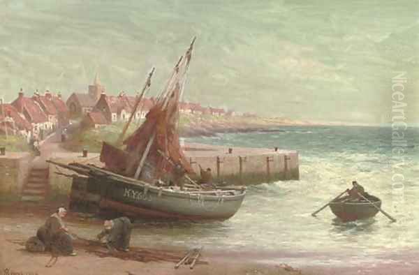 Preparing the nets - view 1