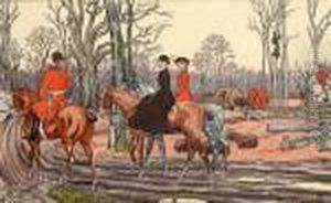 Le Depart Pour La Chasse by Maurice Taquoy