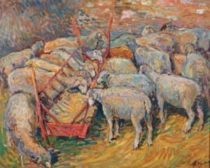 Les Moutons A L'etable