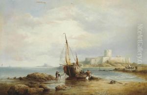 View Of St. Aubin's Fort, St. Aubin's Bay, Jersey
