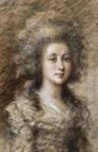 Ritratto Di Gentildonna A Mezzo Busto