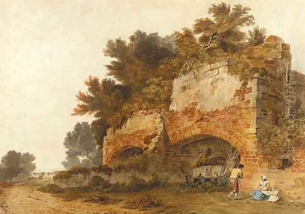 Ruins at Hangham, near Handcross, Sussex - view 1
