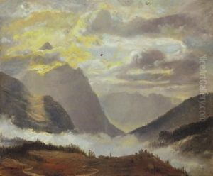 Mountain Peak by Karoly Telepy