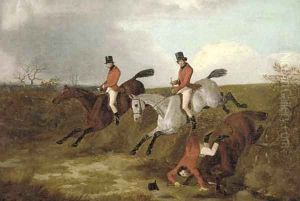 Jumping the brook by John Dalby