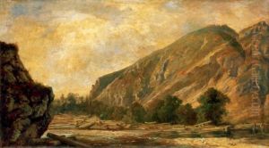 Mountain River (the River Of The Vag Valley) by Karoly Telepy