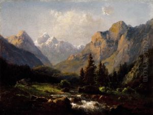 Landscape With A Mountain Brook