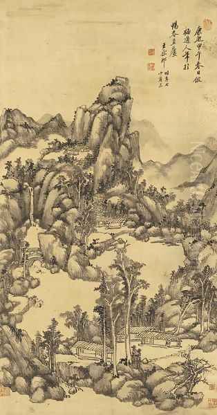 Clear Mountain and Running Stream - view 1