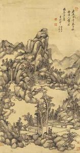 Clear Mountain and Running Stream by Wang Yuanqi