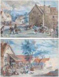 Le Jeu De Boules by David The Younger Teniers