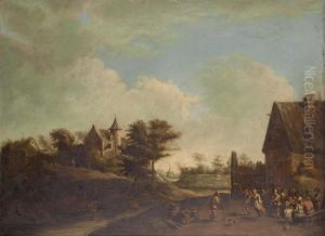 Paesaggio Con Contadini
