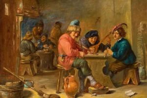 Bar Interior by David The Younger Teniers