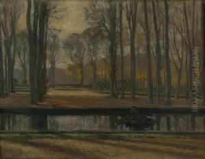 Herbst Im Park Von Fontainebleau