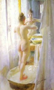 Le Tub (The tub) by Anders Zorn