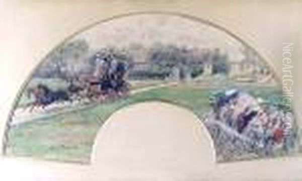 Tenre . . "caleche Sortant Du Chateau" - view 1