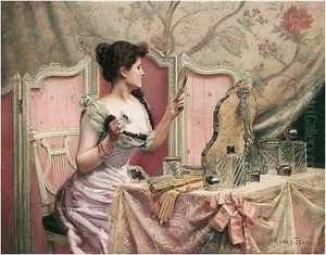 Femme Au Toilette