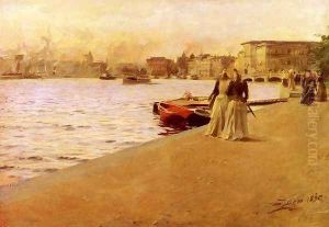Utsikt Fran Skeppsholmskajen by Anders Zorn