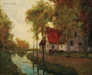 Morning Light Along The Canal by Anthony Thieme