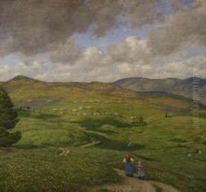 Tal Bei Bernau by Hans Thoma