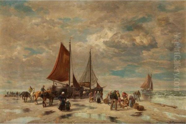 Fischer Und Segelschiffe Am Wattenmeer - view 1