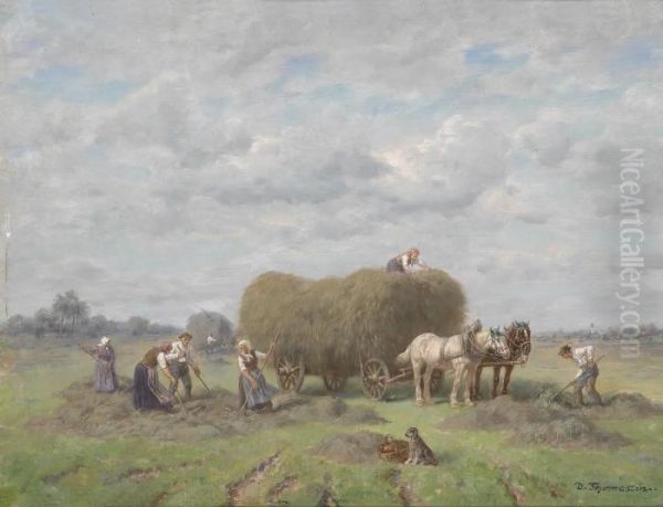 Haymaking In Summer - view 1