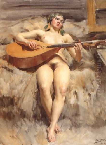 Ateljéidyll (Studio idyll) - view 1