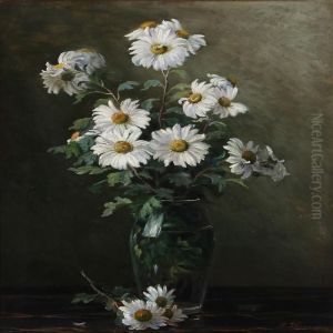 Still Life With Flowers In A Vase by Emmy Marie Caroline Thornam