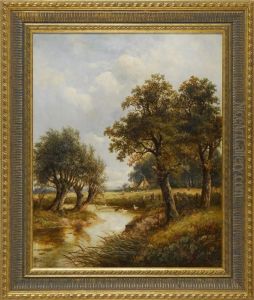 Rural River Landscape. by Joseph Thors