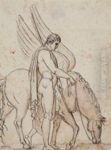 Bellerophon Und Pegasus by Bertel Thorvaldsen