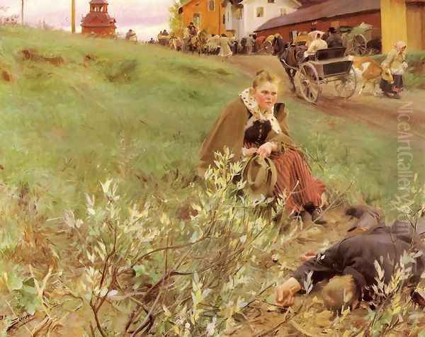 Mora Marknad (The Mora Fair) - view 1