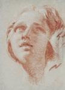 The Head Of A Woman by Giovanni Battista Tiepolo
