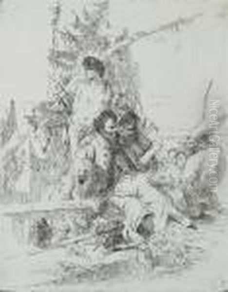 Polichinelle Parlant A Deux Magiciens - view 1