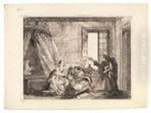 Idee Pittoresche Sopra La Fuga In Egitto Di Giesu, Maria E Gioseppe by Giovanni Domenico Tiepolo