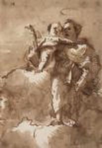 Der Heilige Antonius Mit Dem Christuskind