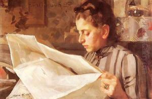 Emma Zorn Lasande by Anders Zorn