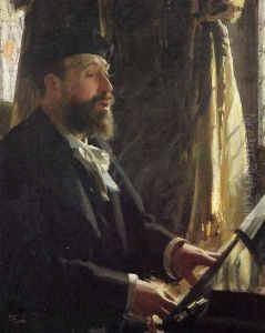 A Portrait of Jean-Baptiste Faure by Anders Zorn