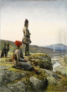 Samepar Med Hund by Johan Tiren